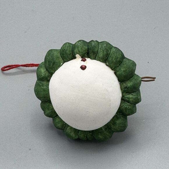 Vtg Snowman Wearing Christmas Tree Ornament Star Stick Arms 3" T Signed SGF - Picture 3 of 7